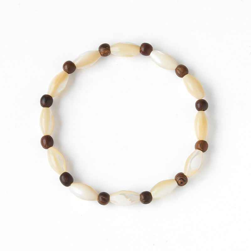 Shell Bead Bracelet