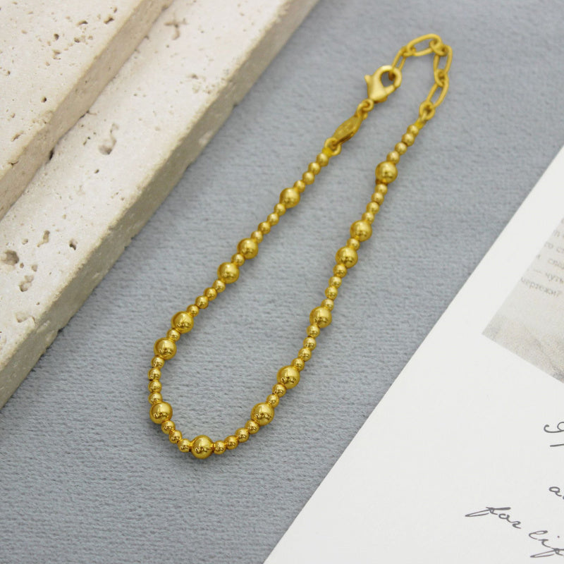 Gold Beaded Bracelet