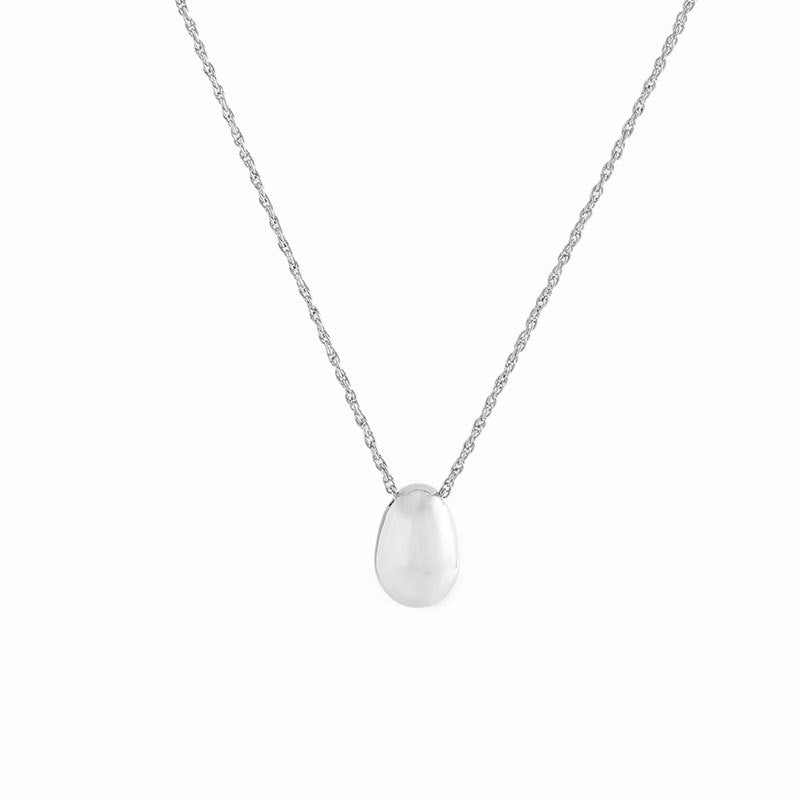 Gold Teardrop Pendant Necklace - Crystalory