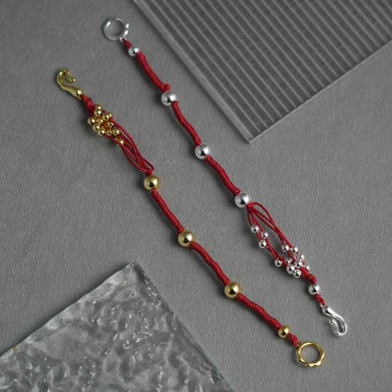 Gold & Silver Beaded Bracelet