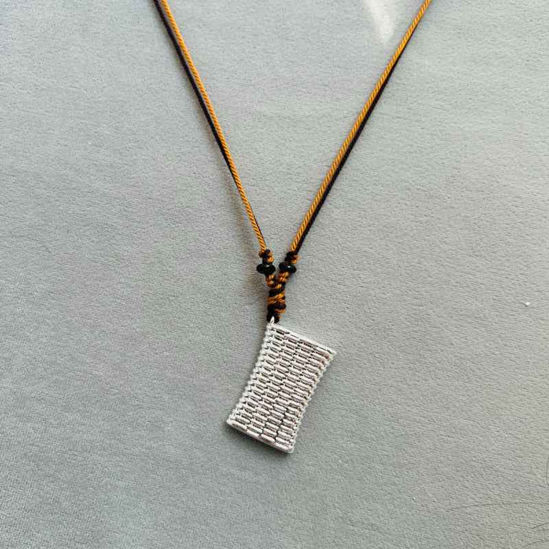 Engraved Wine Jug Necklace - Crystalory