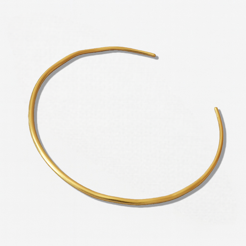 Minimalist Irregular Line Choker - Crystalory