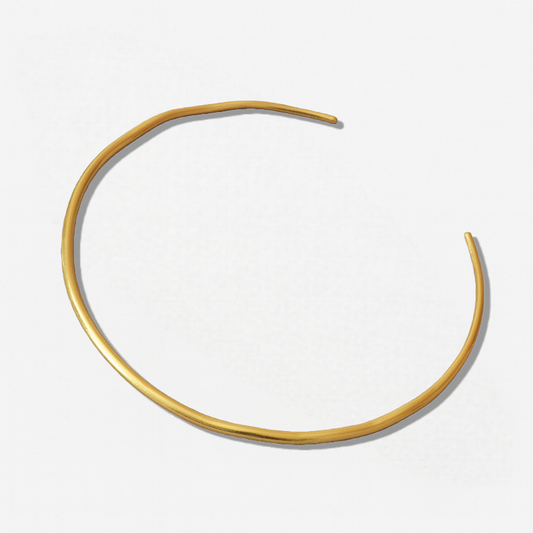 Minimalist Irregular Line Choker - Crystalory