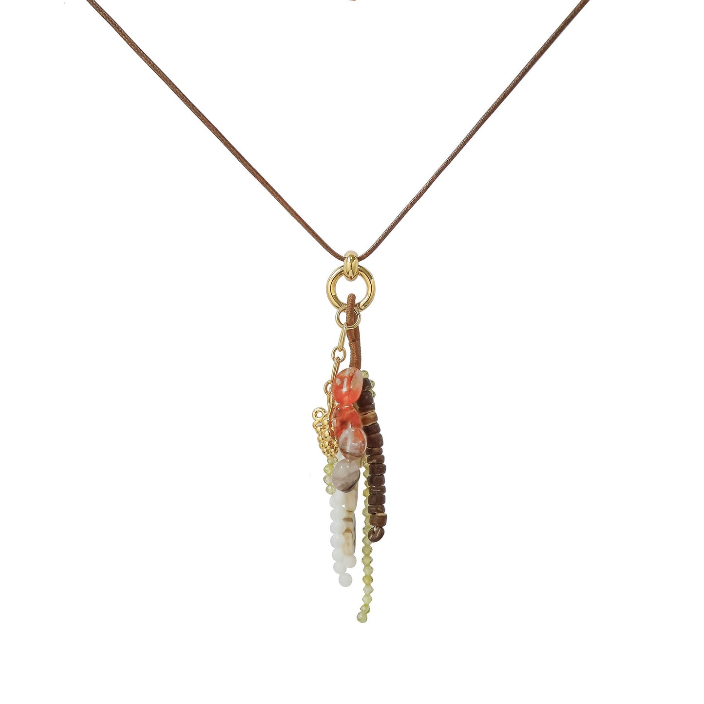 Summer Orchard Tassel Necklace - Crystalory