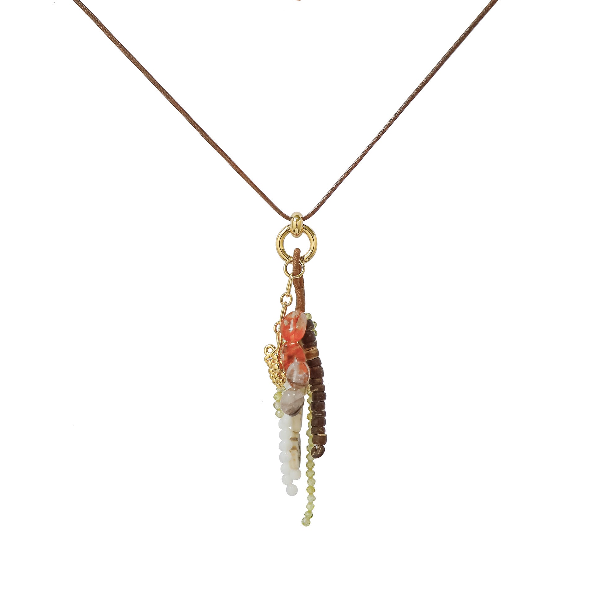 Summer Orchard Tassel Necklace - Crystalory