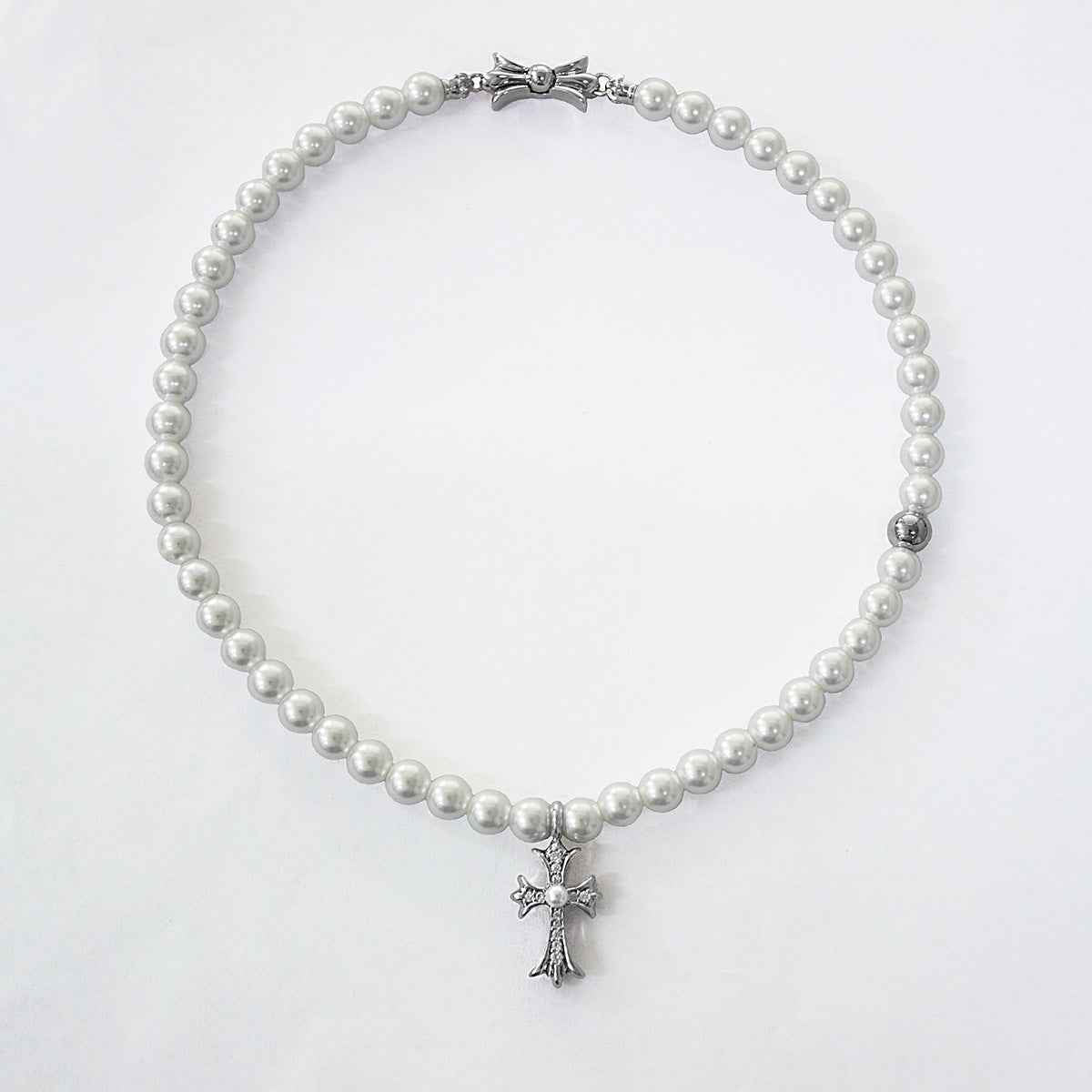 Cross Pearl Jewelry Set - Crystalory