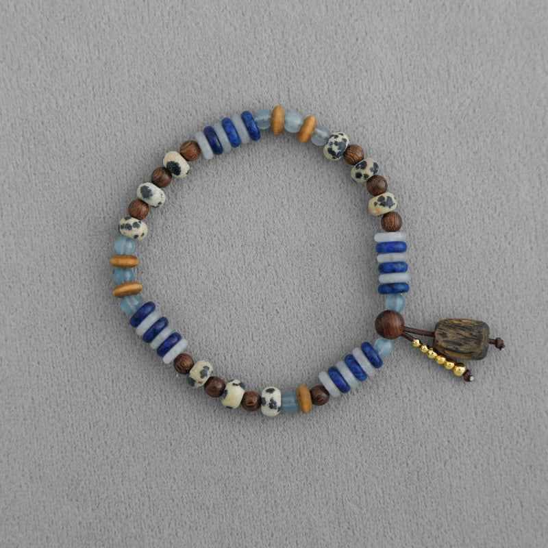 Wood Beaded Bracelet - Crystalory