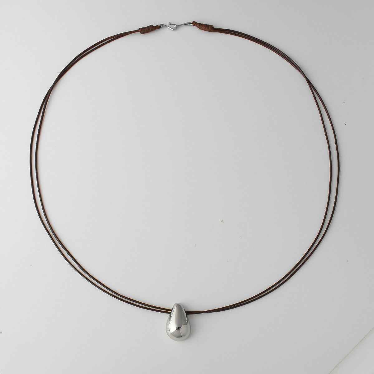Large Teardrop Pendant Necklace - Crystalory