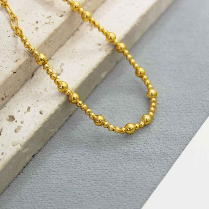 Gold Beaded Bracelet