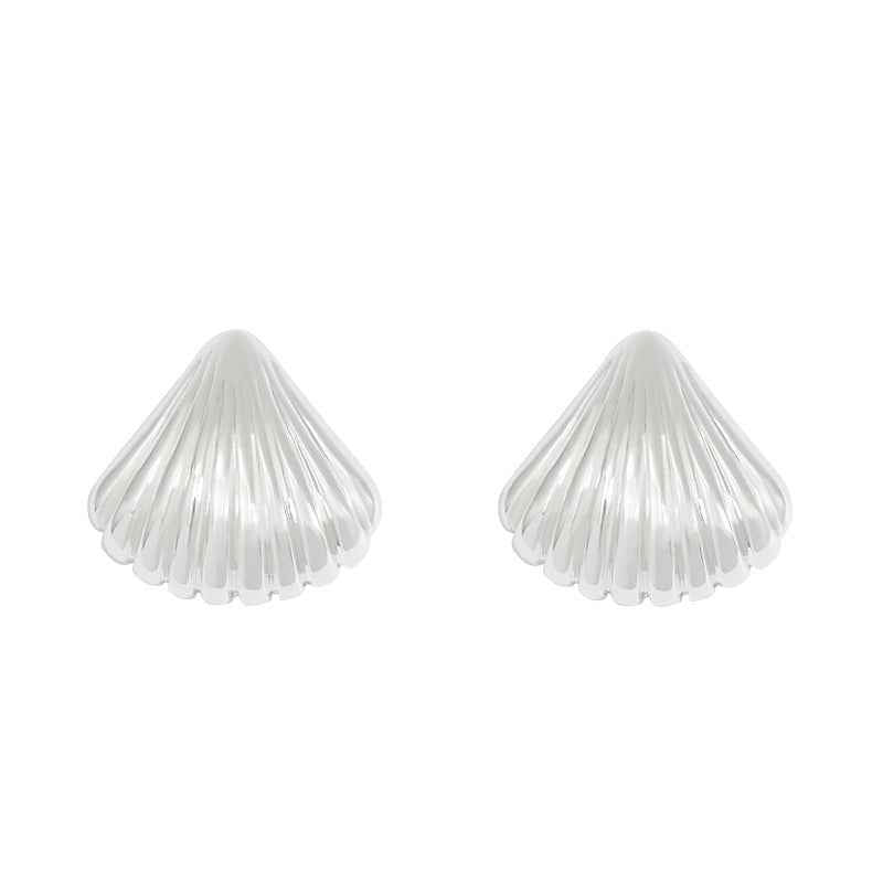Gold Seashell Earrings - Crystalory