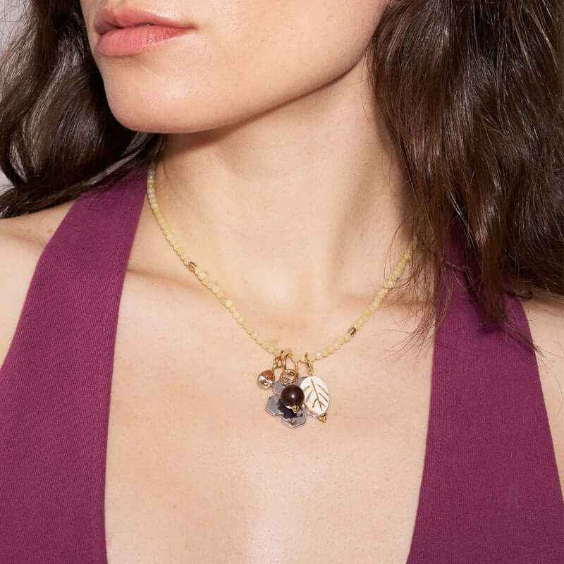 Hibiscus Island Necklace - Crystalory