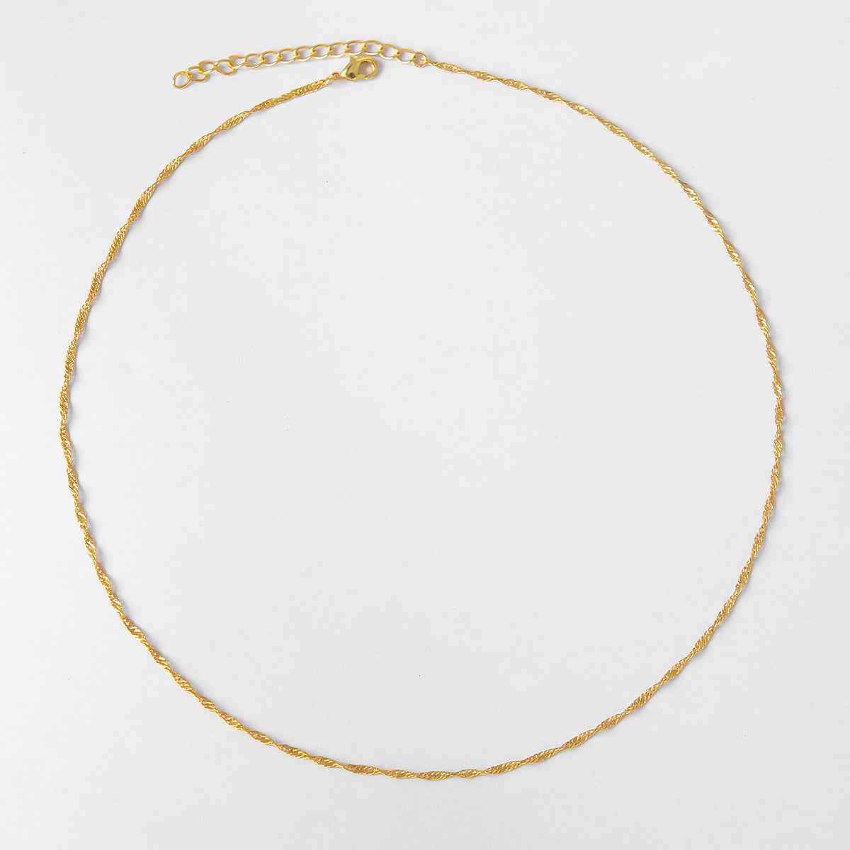 Gold Teardrop Pendant Necklace - Crystalory