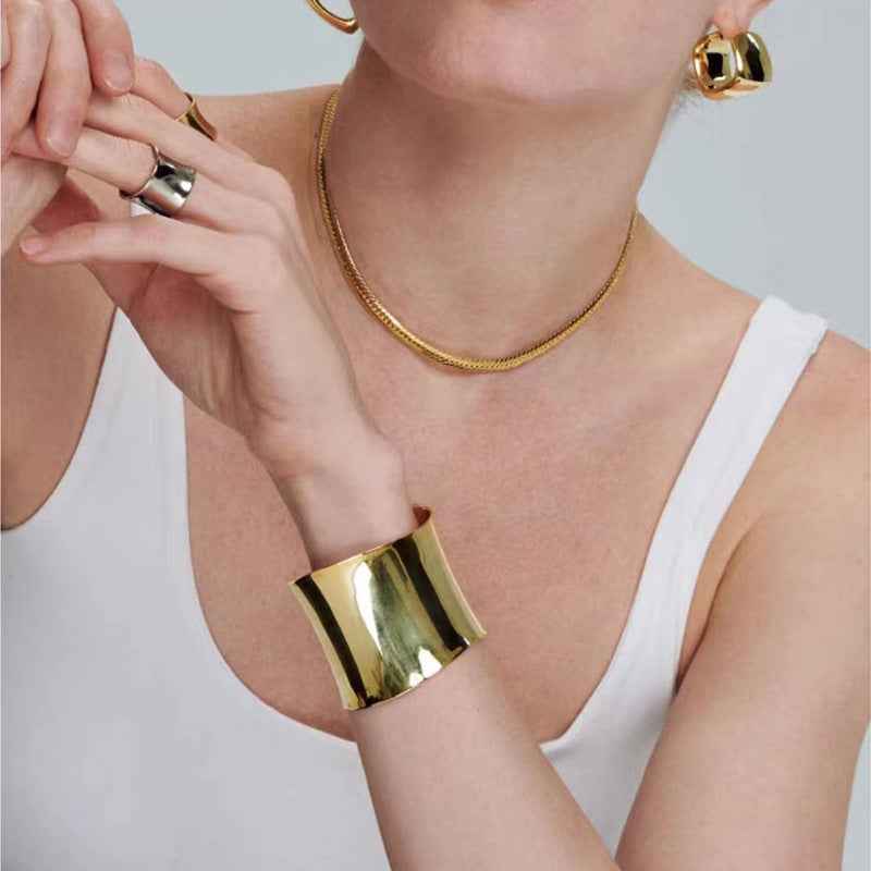 Wide Cuff Bracelet