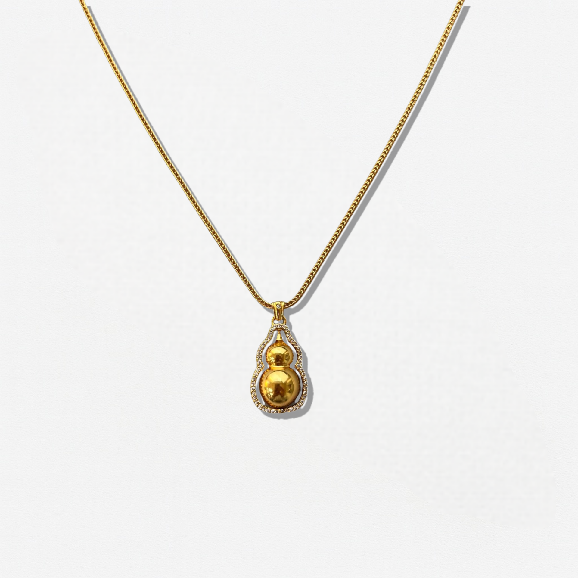 Gourd Pendant Necklace - Crystalory