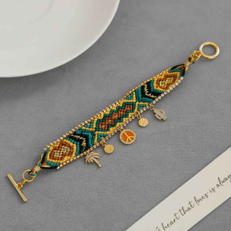 White Jade Beaded Bracele