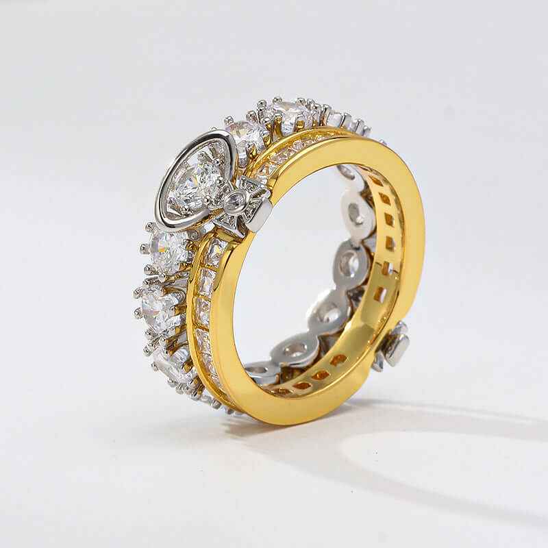 Saturn Zircon Ring - Crystalory