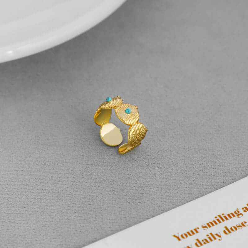 Tribal Totem Coin Ring - Crystalory