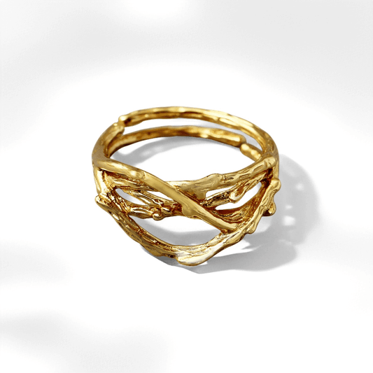 S925 Sterling Silver Open Ring - Crystalory