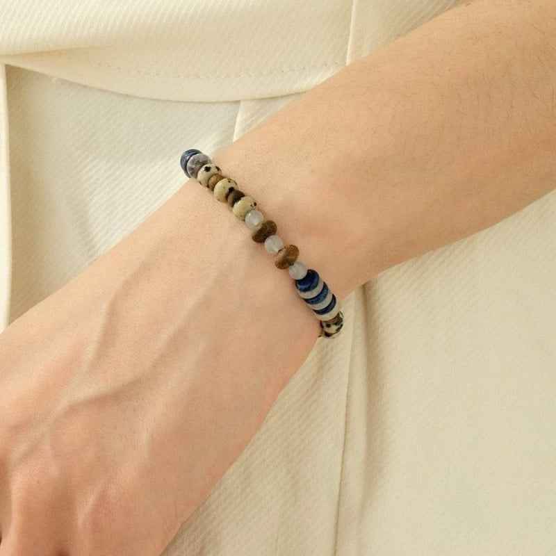 Wood Beaded Bracelet - Crystalory