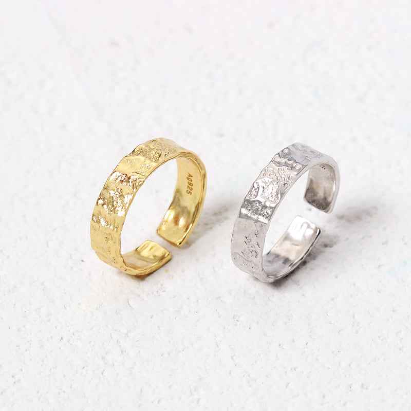 S925 Silver Adjustable Ring - Crystalory