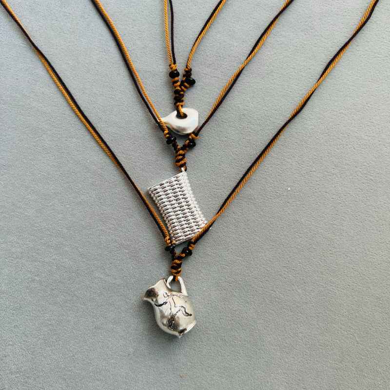 Engraved Wine Jug Necklace - Crystalory