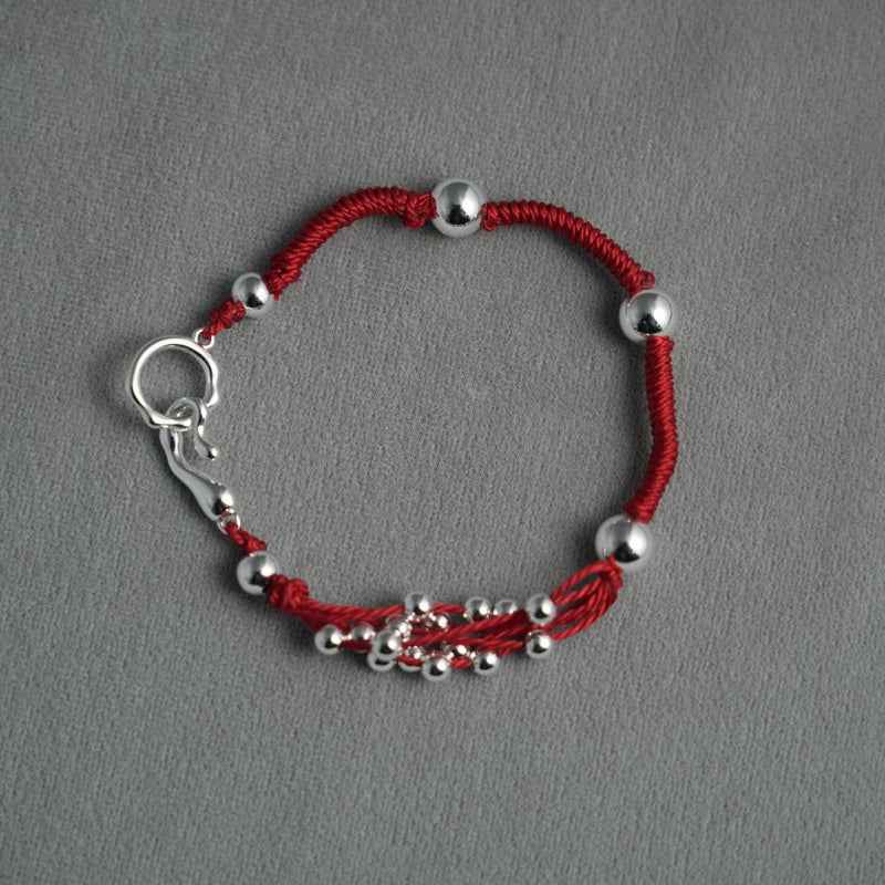 Gold & Silver Beaded Bracelet