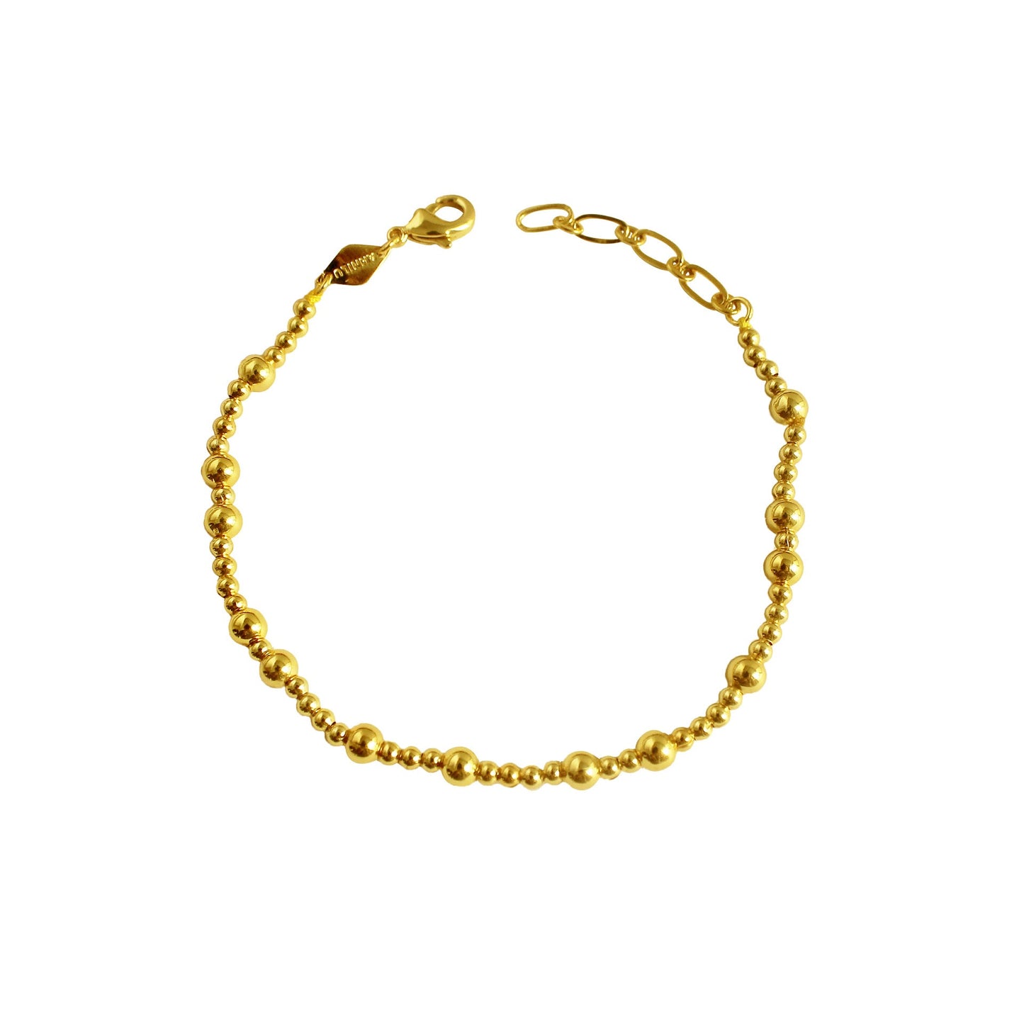 Gold Beaded Bracelet