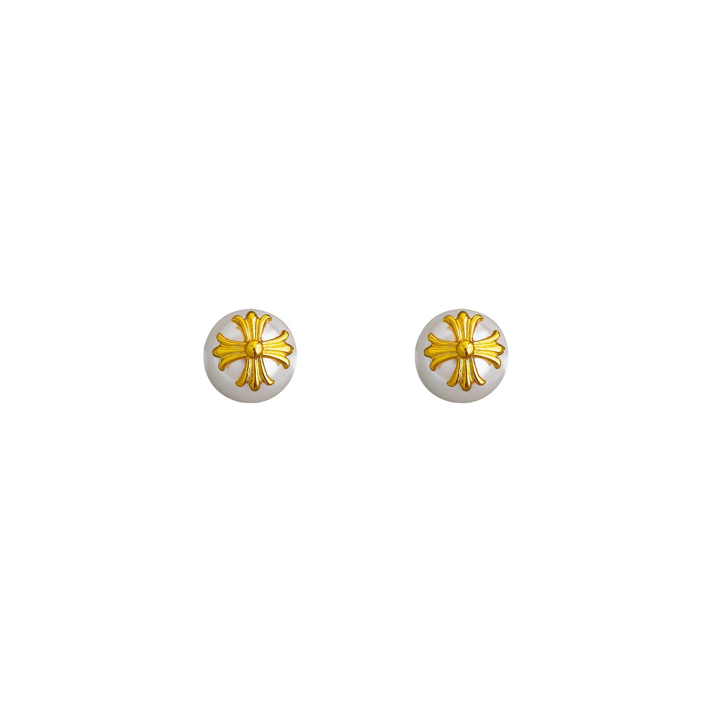 Cross Pearl Jewelry Set - Crystalory