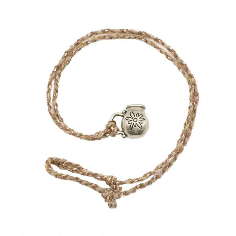 Handmade Bird Pendant Rope Necklace - Crystalory