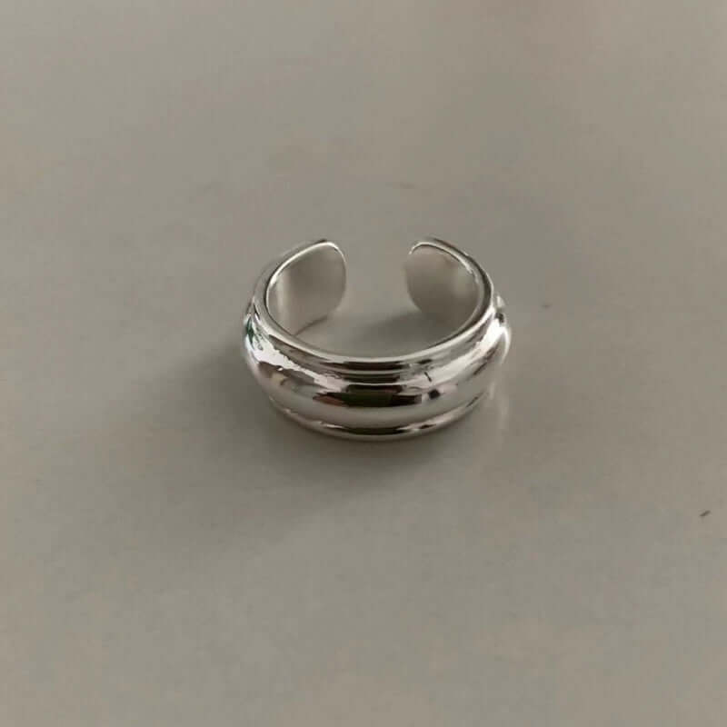 Minimalist Adjustable Open Ring - Crystalory