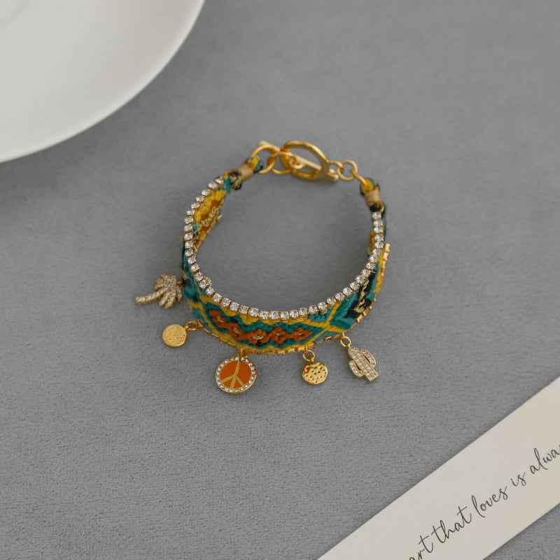 White Jade Beaded Bracele