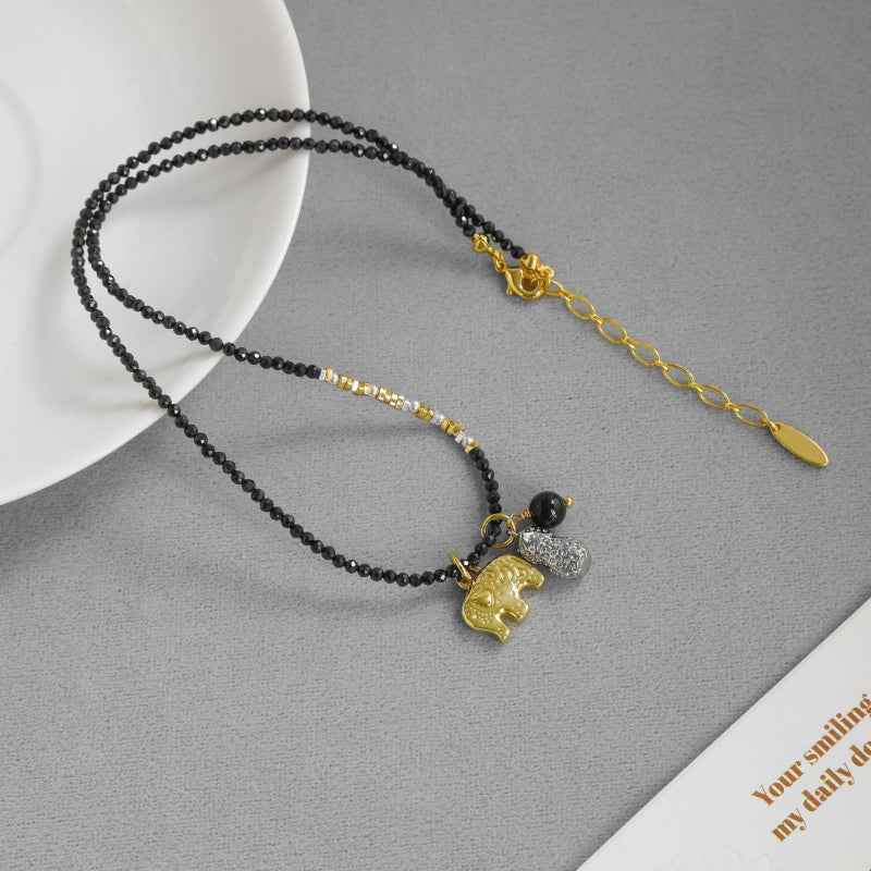 Elephant Pendant Necklace - Crystalory