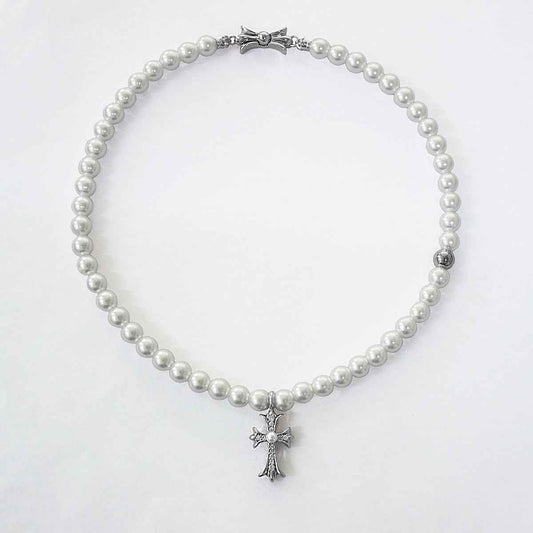 Cross Pearl Jewelry Set - Crystalory