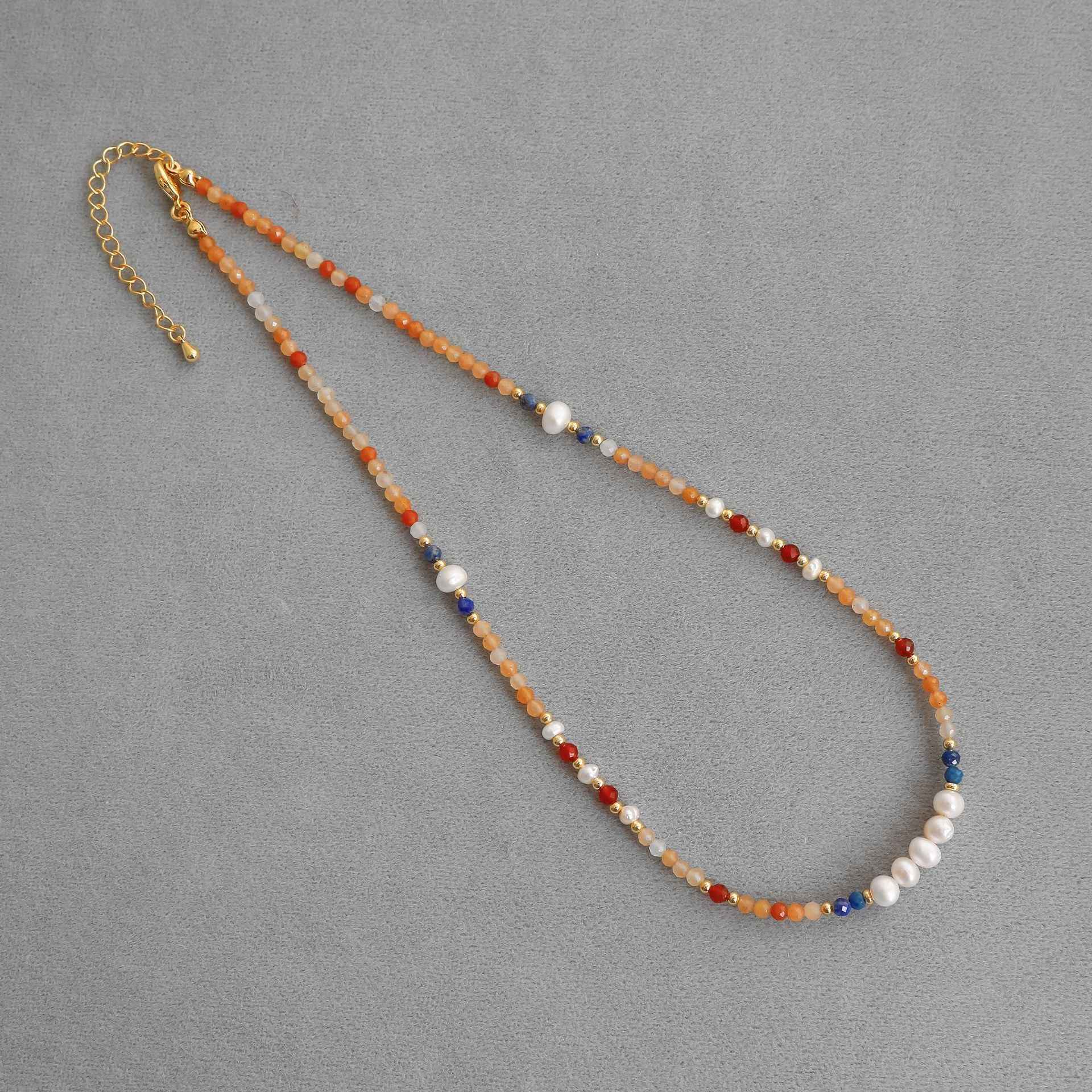 Van Gogh Sunflower Beaded Necklace - Crystalory