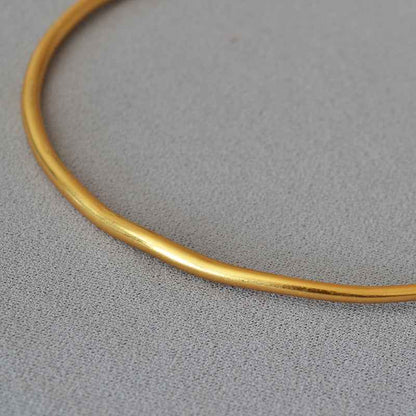 Minimalist Irregular Line Choker - Crystalory