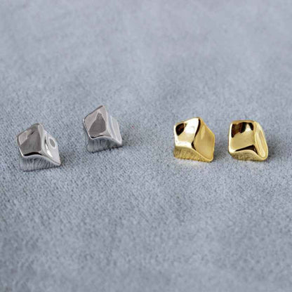 Meteorite Stud Earrings - Crystalory