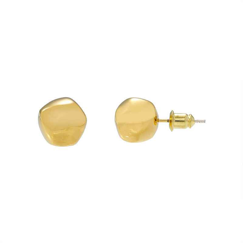 Polished Sphere Stud Earrings