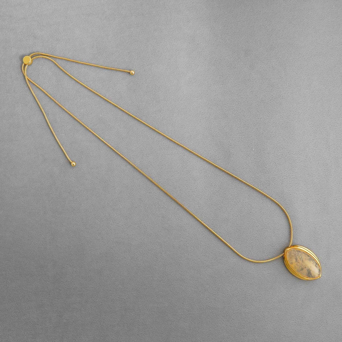 Citrine Crystal Pendant Necklace - Crystalory