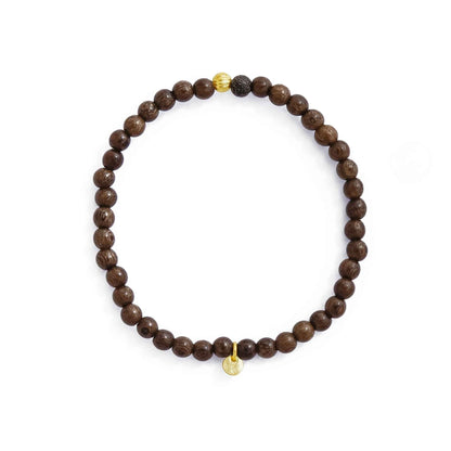 Sandalwood Beaded Bracelet Set - Crystalory