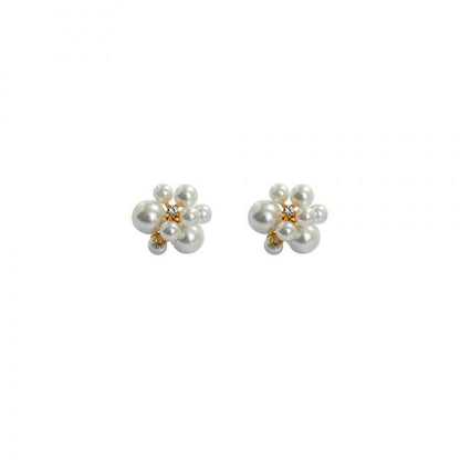 Bouquet Pearl Earrings - Crystalory