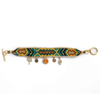 White Jade Beaded Bracele
