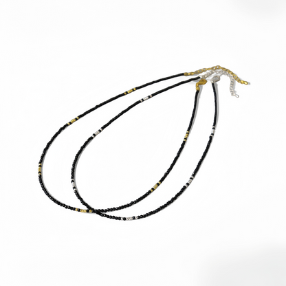 Minimalist Beaded Necklace - Crystalory