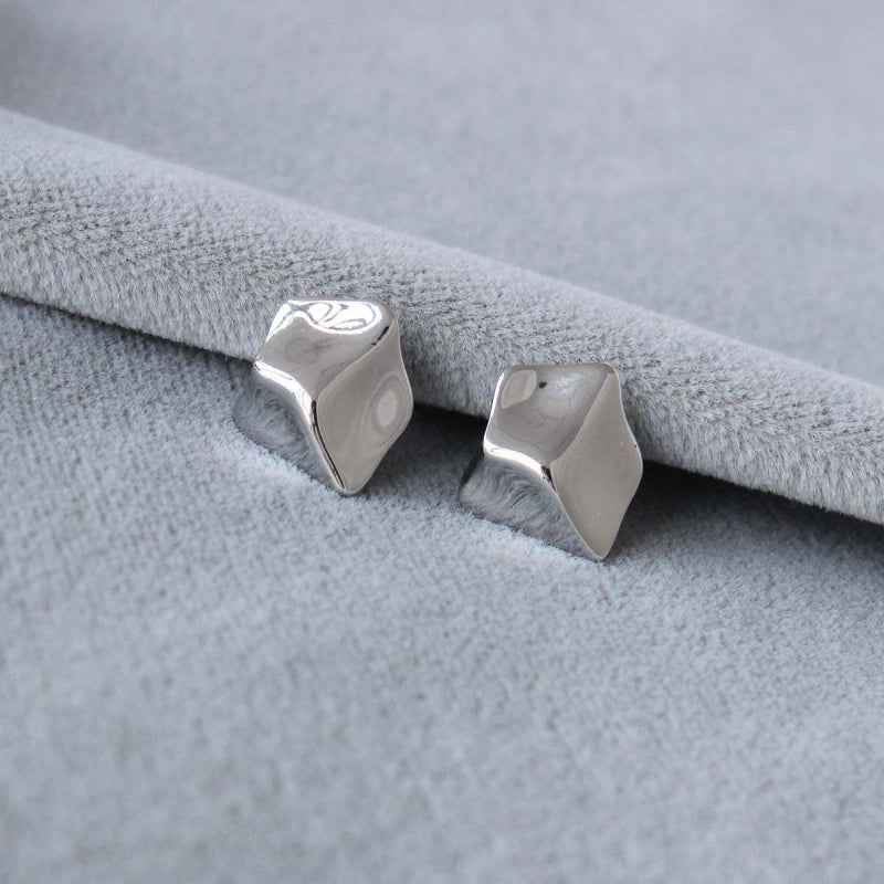 Meteorite Stud Earrings - Crystalory