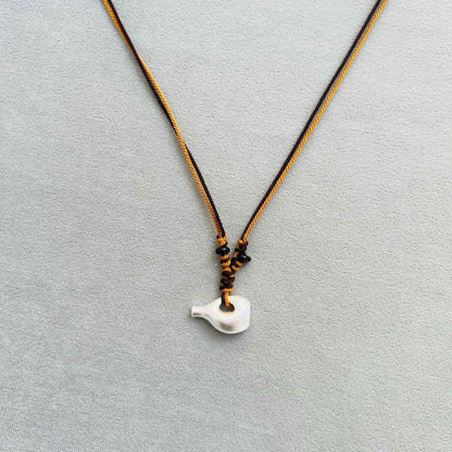 Engraved Wine Jug Necklace - Crystalory