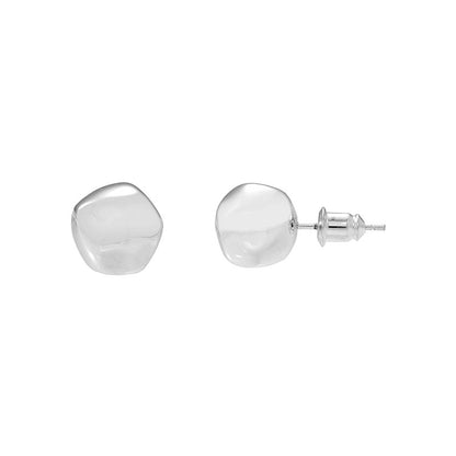 Polished Sphere Stud Earrings