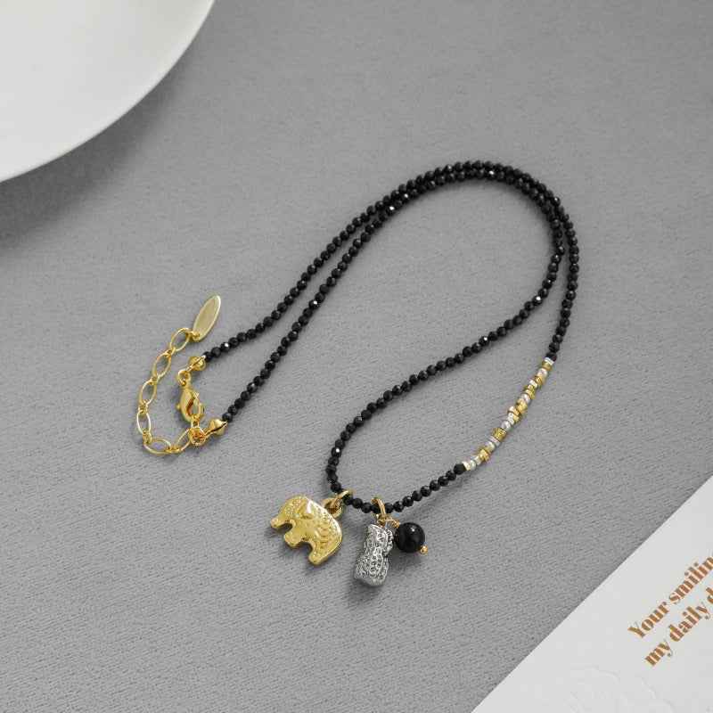 Elephant Pendant Necklace - Crystalory