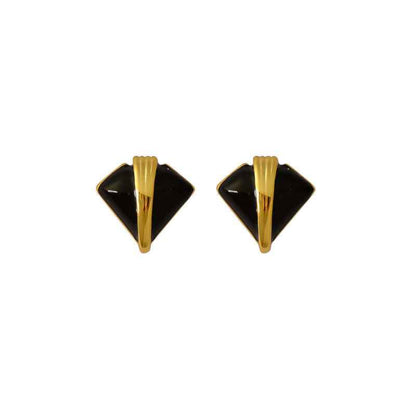Triangle Stud Earrings - Crystalory