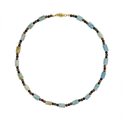 Mist Cloud Beaded Necklace & Bracelet Set - Crystalory