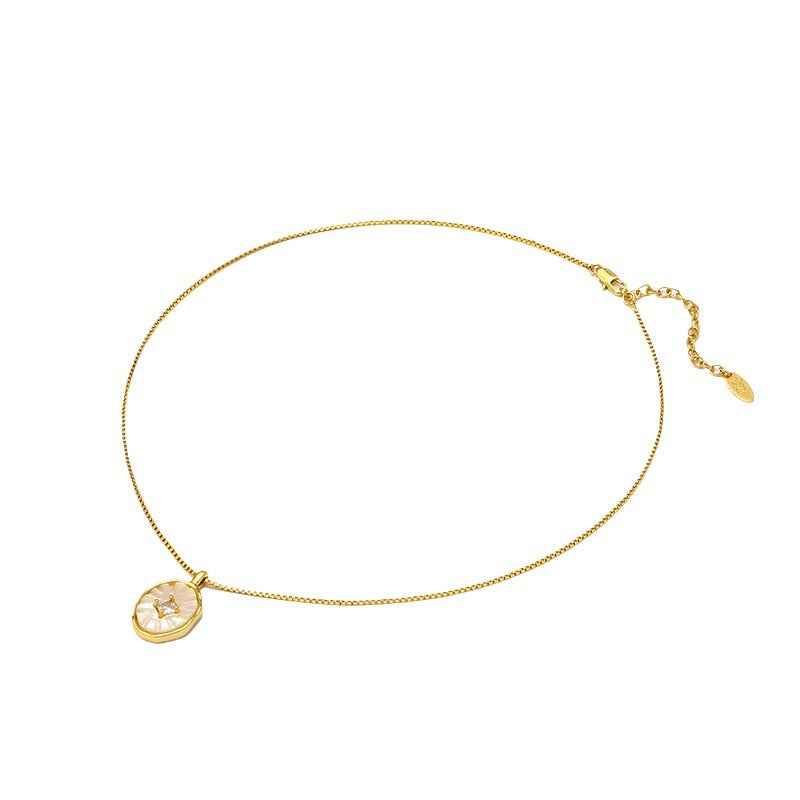 Korean Shell Pendant Necklace - Crystalory
