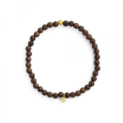 Sandalwood Beaded Bracelet Set - Crystalory